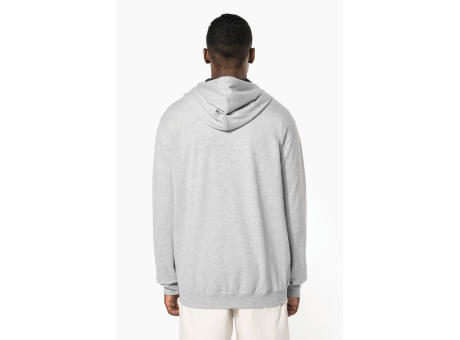 Sudadera capucha y cremallera contrastada