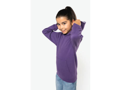 Sudadera capucha contrastada niños
