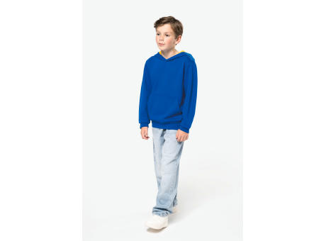 Sudadera capucha contrastada niños