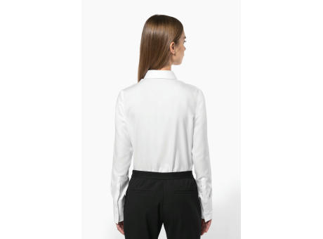 Camisa no-plancha manga larga mujer