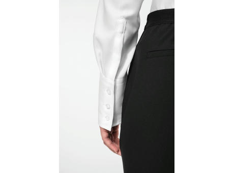 Camisa no-plancha manga larga mujer