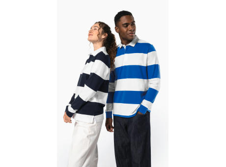 Polo a rayas manga larga unisex