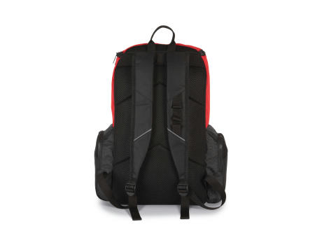 Mochila de deporte con portaobjetos confeccionada en material reciclado