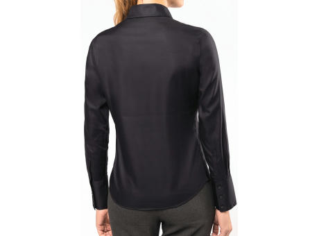 Camisa no-plancha manga larga mujer