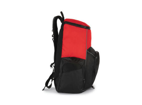 Mochila de deporte con portaobjetos confeccionada en material reciclado