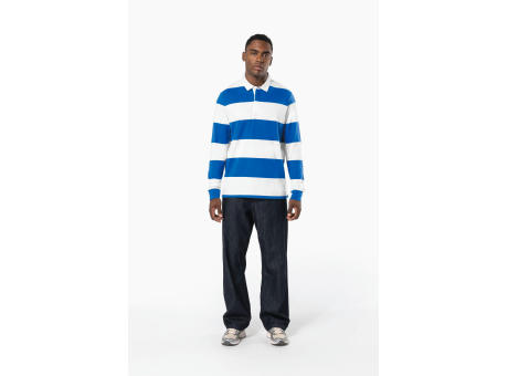 Polo a rayas manga larga unisex