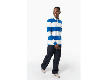 Polo a rayas manga larga unisex