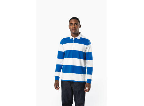 Polo a rayas manga larga unisex