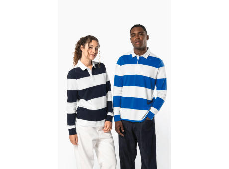 Polo a rayas manga larga unisex