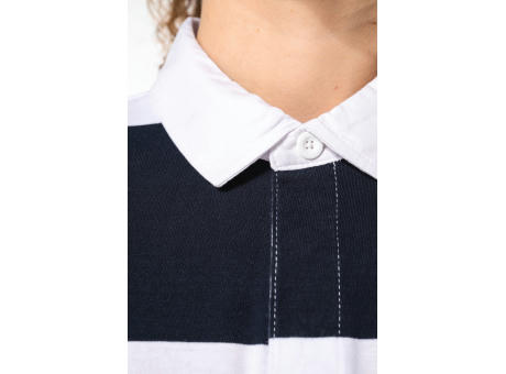 Polo a rayas manga larga unisex