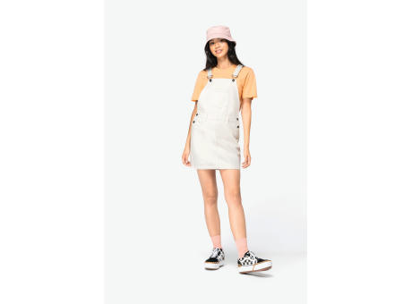 Vestido tipo peto ecorresponsable mujer