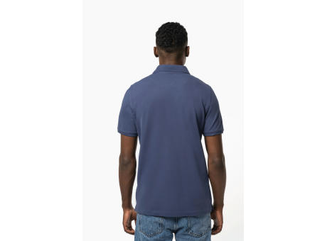 Polo de punto piqué manga corta hombre