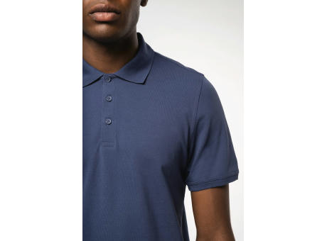 Polo de punto piqué manga corta hombre