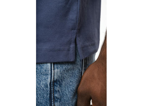 Polo de punto piqué manga corta hombre