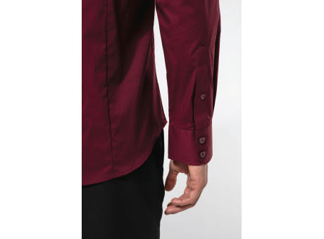 Camisa strech manga larga hombre