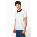Polo jersey bicolor hombre