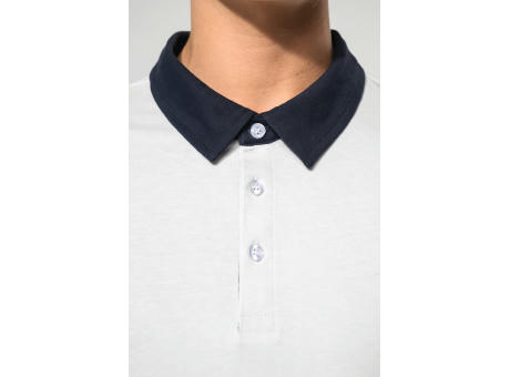 Polo jersey bicolor hombre