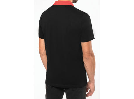 Polo jersey bicolor hombre