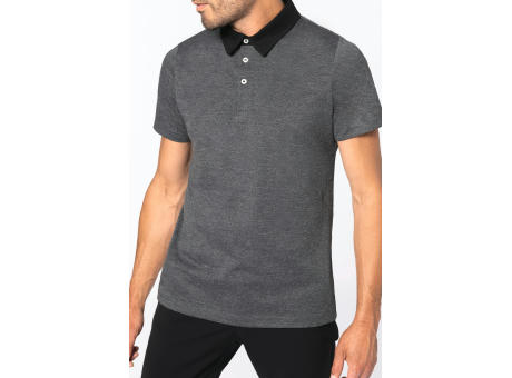 Polo jersey bicolor hombre