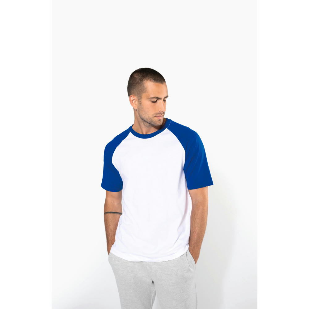 Baseball - camiseta bicolor manga corta hombre