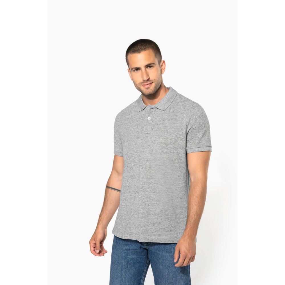Polo vintage manga corta hombre