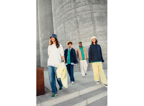 Sudadera ecorresponsable con capucha y hombros caídos French Terry unisex