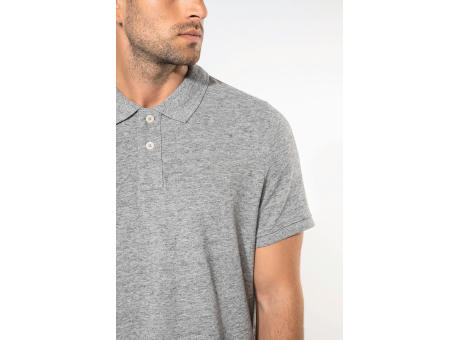 Polo vintage manga corta hombre
