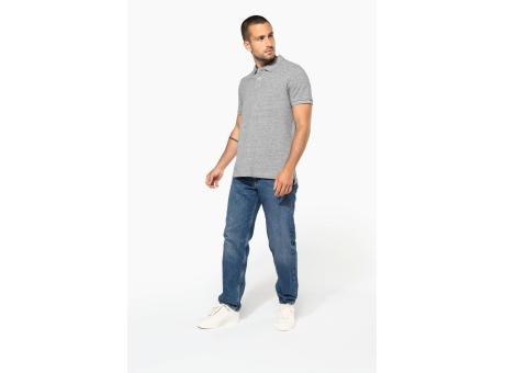 Polo vintage manga corta hombre