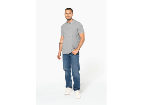Polo vintage manga corta hombre