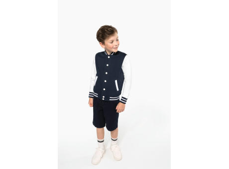 Cazadora Béisbolera de felpa niños