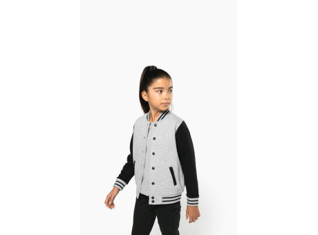 Cazadora Béisbolera de felpa niños