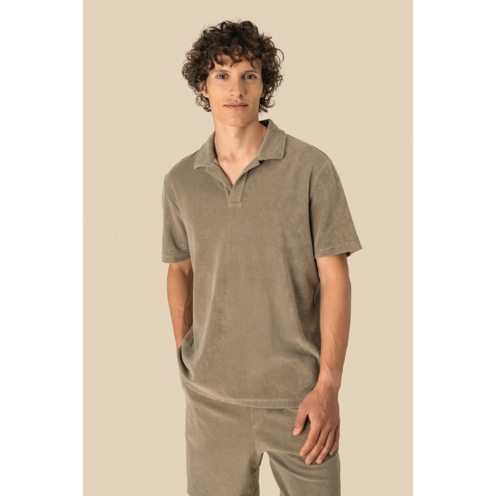 Polo ecorresponsable de rizo hombre