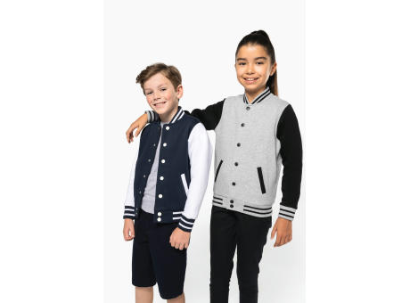 Cazadora Béisbolera de felpa niños