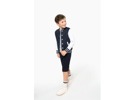 Cazadora Béisbolera de felpa niños