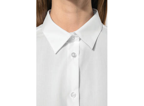 Camisa popelina de polialgodón de fácil cuidado para mujer