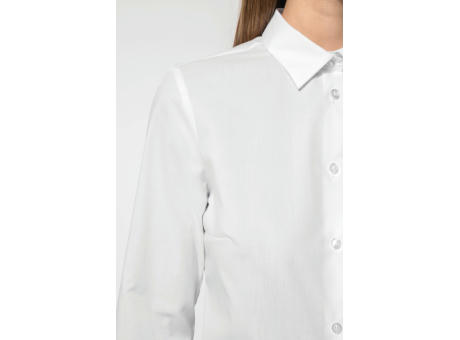 Camisa popelina de polialgodón de fácil cuidado para mujer