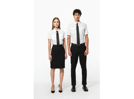 Camisa piloto manga corta hombre