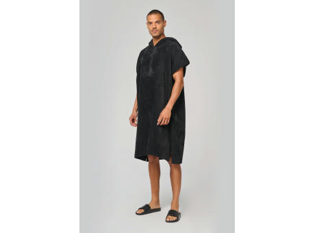 Poncho de rizo con capucha - Unisex