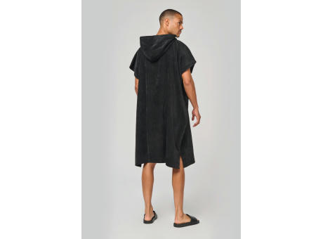 Poncho de rizo con capucha - Unisex