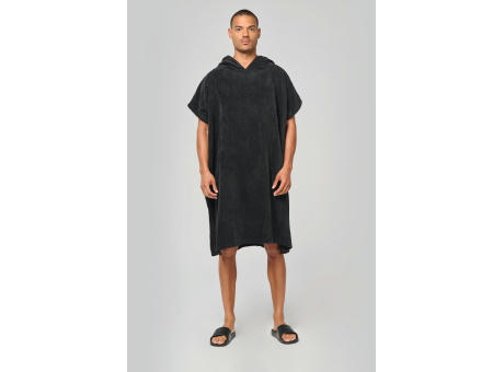 Poncho de rizo con capucha - Unisex
