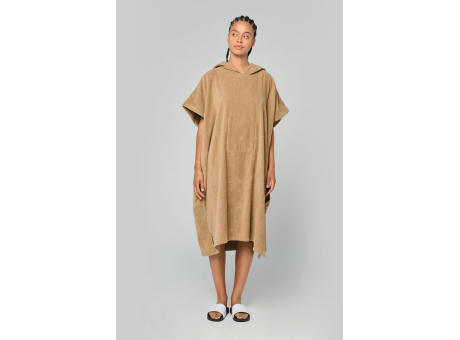 Poncho de rizo con capucha - Unisex