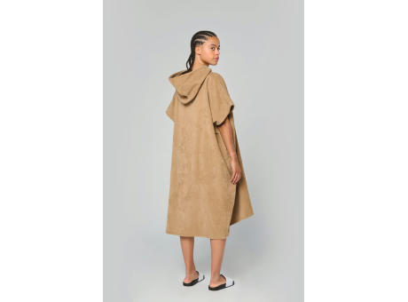 Poncho de rizo con capucha - Unisex