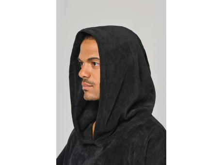 Poncho de rizo con capucha - Unisex
