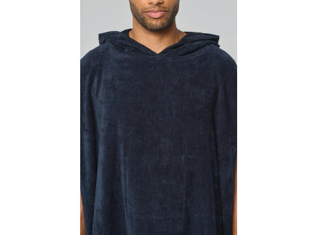 Poncho de rizo con capucha - Unisex