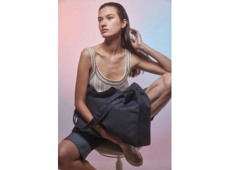 Bolsa shopper denim grande