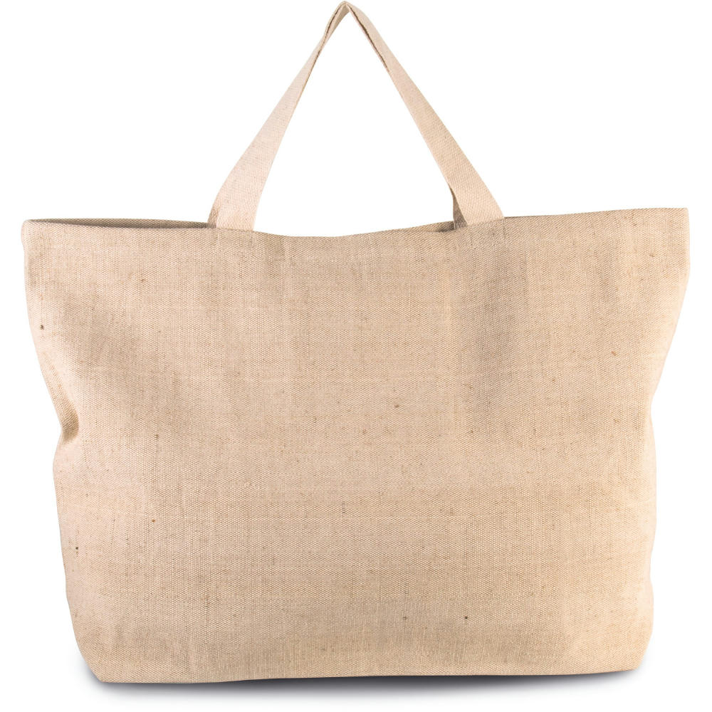 Bolsa shopper rústica de juco - grande