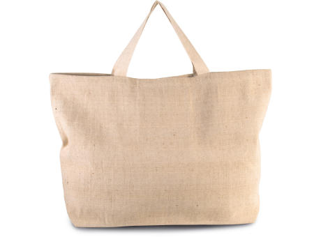 Bolsa shopper rústica de juco - grande