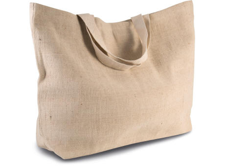 Bolsa shopper rústica de juco - grande