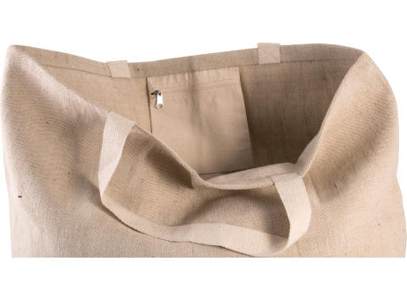 Bolsa shopper rústica de juco - grande