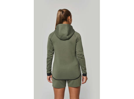 Chaqueta de chándal performance con capucha mujer